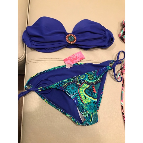 NWT Swimsuit bundle XL TOPS & L BOTTOMS - Picture 3 of 8